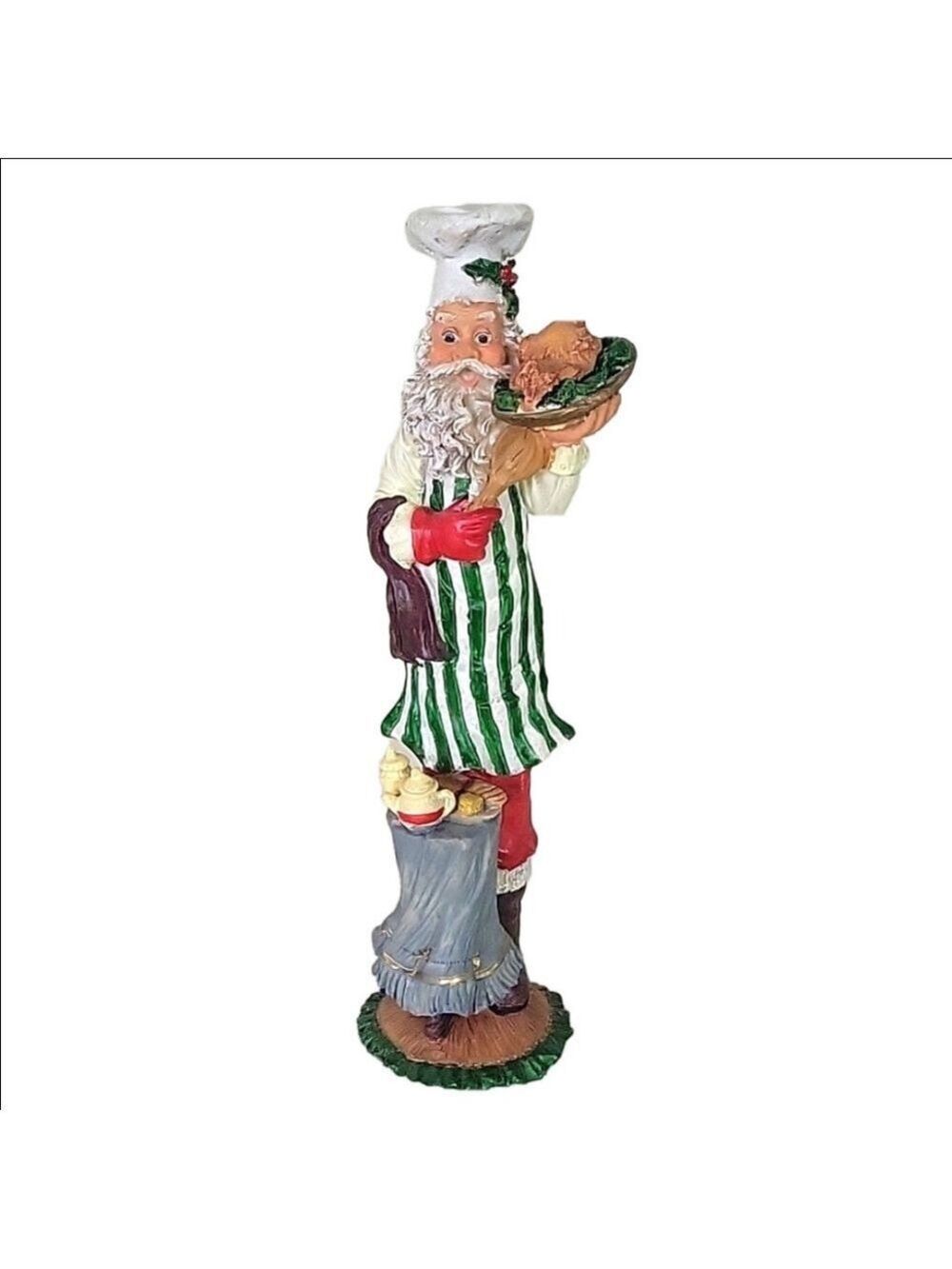 Vintage‎ Pencil Santa with turkey